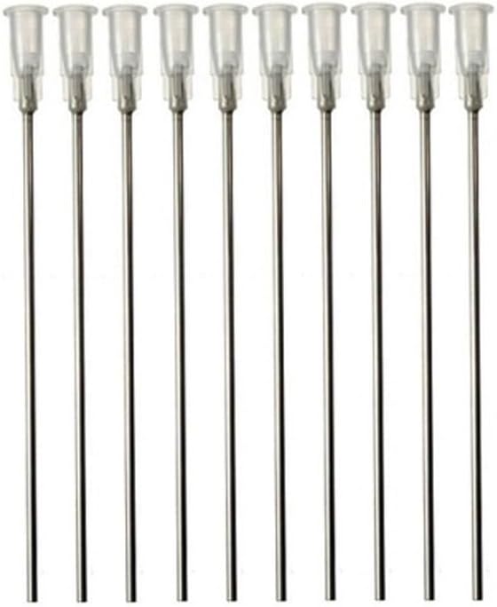 10Pcs 16G Blunt Tip Needle Fill 10Cm Long Liquid Dispenser Adhesive Glue Ink Refilling 100Mm Length Dispensing Needles