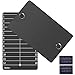 Produktbild Crypto Wallet Bitcoin Wallet Cold Wallet Backup - BIP39 12 oder 24 Wörter Recovery Phrase Backup Cryptocurrency Wallet Seed Plate (2 Platten, Aluminium) (Dunkelgrau)