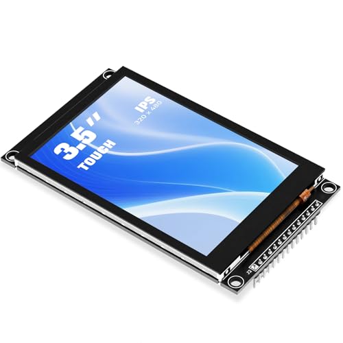 Image of 1PCS LCD Display 3.5 Inch 320x480 TN Capacitive Touch Screen Esp32 Display Module SPI Serial ST7796S Driver for Ar duino R3 /Mega2560 (Black)