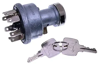 DUDSN Ignition Switch with 2 Keys RE45963 Compatible with John Deere Tractors 5200 5300 5400 5500 5600 5700 5210 5310 5410 5510 4200 4300 4400 4500 4600 4700 6300 6500 6600