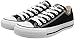 Converse Women's Chuck Taylor All Star Low Top Sneakers, Black, 7.5 B(M) US