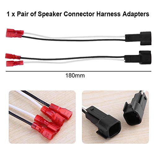 Daphot-Store - 1 Pair Speaker Connector Harness Adapters SP-5600 72-5600 for Ford Linclon