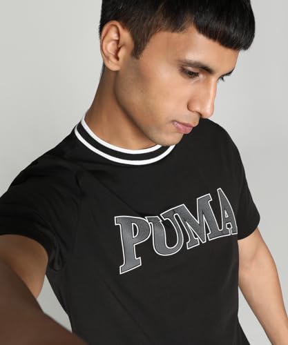 Image of Puma Men's Cotton Regular Fit T-Shirt