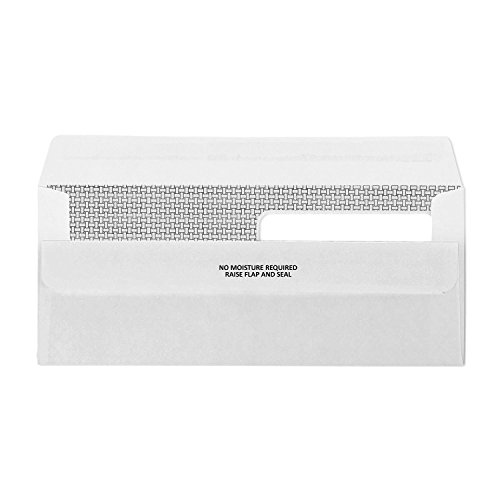 500-No-9-Flip-and-Seal-Double-Window-Security-Envelopes-Designed-for-Quickbooks-Invoices-and-Business-Statements-with-Self-Seal-Flip-Press-and-Seal-Flap-Number-9-Size-3-78-Inch-X-8-78-Inch