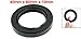 uxcell Metric Rotary Shaft Oil Seal 40x60x10mm TC Double Lips Rubber, Black