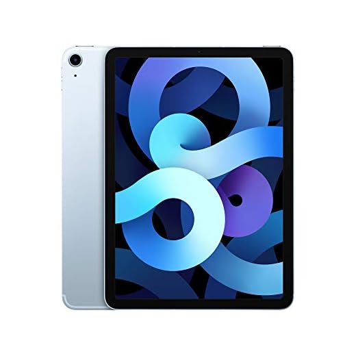 2020 Apple iPad Air (10,9 Pouces, Wi-FI + Cellular, 64 Go) - Ciel (4ᵉ génération)