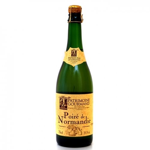 Patrimoine Gourmand, Poire de Normandie, Birnen Cidre, 3% Vol, 0,75l