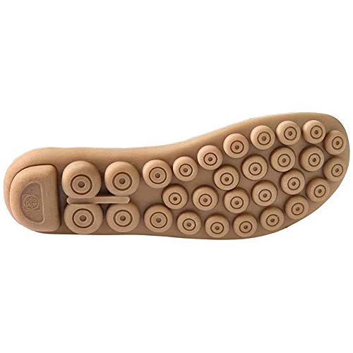 Women's Leather Shoes Loafers Slip-Ons Flats Casual Walking Driving Breathable Cutout4