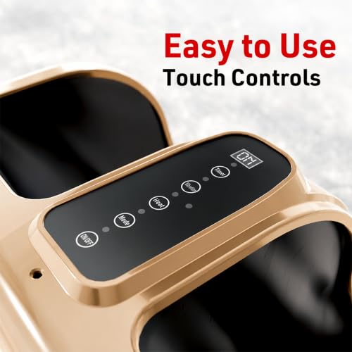 Image of Robotouch PediCare Leg Massager for Pain Relief, Relaxation Powerful Foot, Calf and Leg Massage Machine with Vibration and Heat Therapy Foot Reflexology