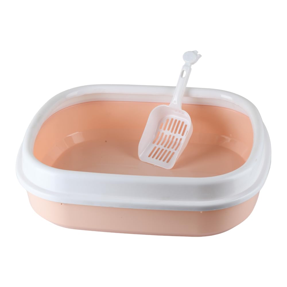 Blingpets Cat Litter Box Tray with Free Scooper Offers Durable, Design for Adult Cats & Kittens. Spacious, Easy to Clean, and Stylish in Pink, Its The Perfect Litter Solution. (B0D2KPYC8Y) Amazon Price History, Amazon Price Tracker