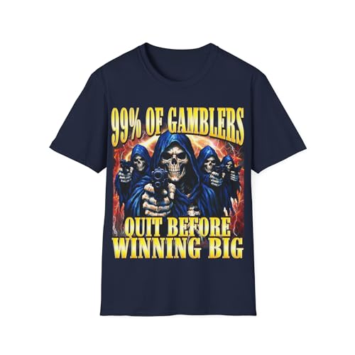 Meme Gambling T-shirt humour squelette idéal pour vos soirées jeux