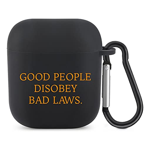 Good People Disobey Bad Laws Pullover Hoodie Case for irpods 1/2 Generation Bluetooth Headset