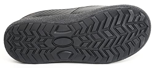 Miniatura 6 de Gaatpot Invierno Unisex Zapatillas De Casa Antideslizantes Cálido Fluff Pantuflas Zapatos De Casa Interior Suave Algodón Zapatilla Negro-Nuevo 40eu
