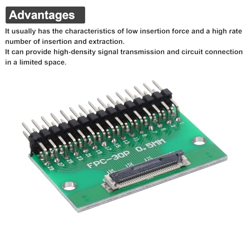 MECCANIXITY conector placa 30 pines 0.5mm adaptador PCB miniatura 4