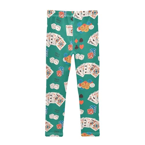 Girls Leggings Poker Night Set Toddler Girls Clothes Leggings for Girls Toddler Girls Leggings 3-4T2