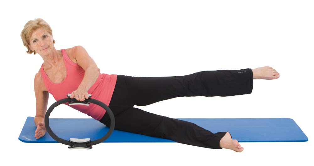 Togu Pilates Circle Premium, Schwarz, ca. 40 cm Durchmesser