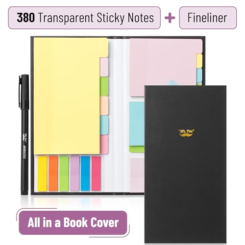 Image of Mr. Pen- Transparent Sticky Notes Set, 760 Pack