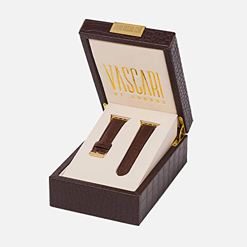 Bracelet montre lézard marron pour remplacer le silicone et habiller votre Apple Watch