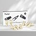 Tinfol Velvet Hanger Clips, 24 Pack Beige Pants Velvet Clips, Premium Large Opening Clothes Pin, Strong Finger Flocked Clip Perfect for Use with Slim-line Clothes Hangers