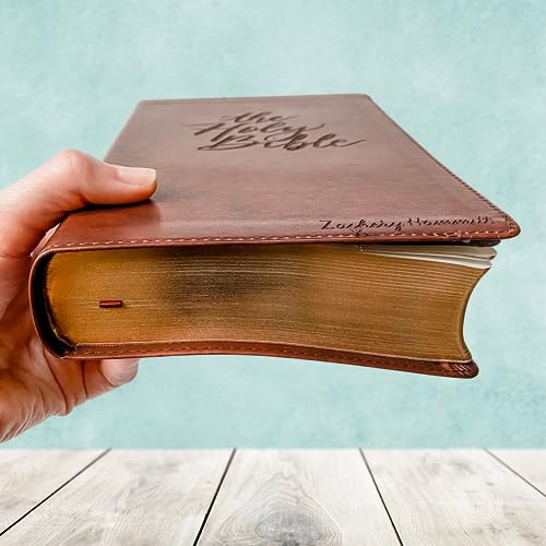 Joy Creative Hand Lettered And Laser Engraved Esv Large Print Bible thumb #3