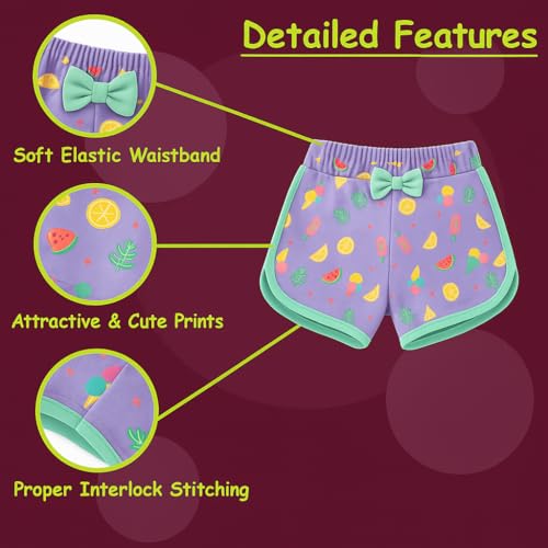 Image of VParents Cotton Knee-Length Sleeveless Girls Frock with Matching Shorts Soft, Comfortable, Multicolour Summerwear Set for Babies