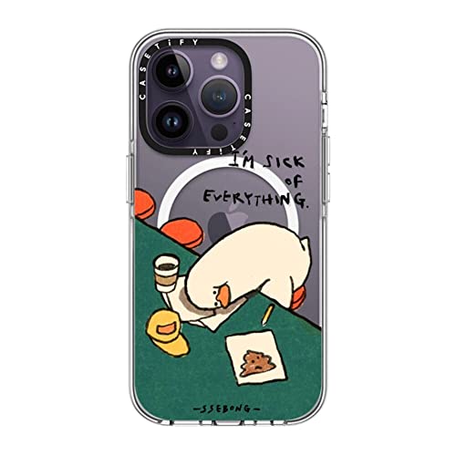CASETiFY NA iPhone 14 Pro P[X [΂݂ɂf/2m̗NA/MagSafe ɑΉ] - I'm sick of everything by SSEBONG