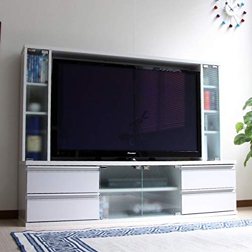 Amazon｜テレビ台 ハイタイプ 壁面家具 リビング壁面収納 50インチ対応 