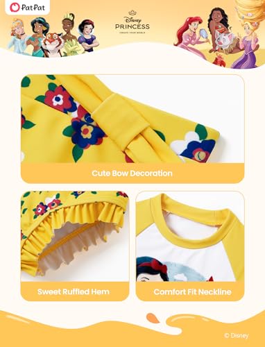 Image of Disney Princess Frozen Marvel Elsa Minnie Toddler Girl Swimsuit Tankini Bathing Suit 2 Piece Swimwear UPF 50+ Rashguard