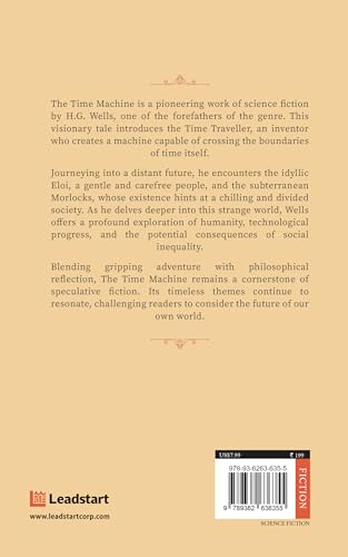 Image of The Time Machine By H G Wells [Premium Paperback] Fiction books | Classic Literature Books & Novels | Science fiction books for teenagers | Classic books | English Novels | Story books for kids 12-15