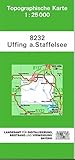 uffing biergarten webcam  TK25 8232 Uffing a.Staffelsee: Topographische Karte 1:25000 (TK25 Topographische Karte 1:25000 Bayern)