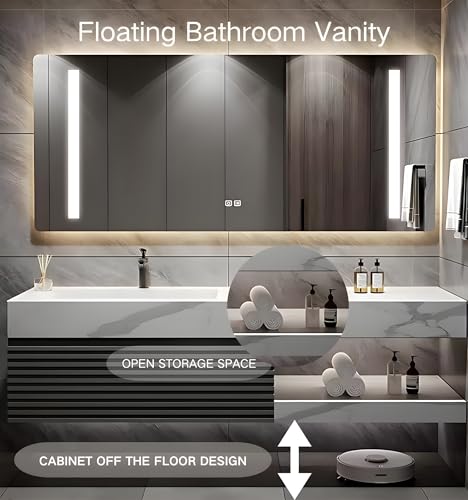 Luxury Bathroom Storage Tower Cabinet