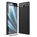 Olixar for Sony Xperia 10 Case with Screen Protector - 360 Protection/Front + Back - Full Body Cover - 9H Tempered Glass - Wireless Charging Compatible - Sentinel - Black