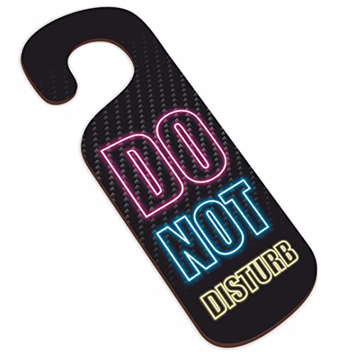 Image of CVANU Do Not Disturb Wooden Door Sign Hanger Size(24cm x 8.5cm) cv75