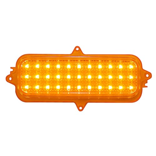 Performance PFM-161315 Turn Signal Parking Lights, Front, Left and Right, LED Amber, Set of 2 for 1960 1961 1962 1963 1964 1965 1966 Chevy C10 Pickup, C20 Pickup, K10 Pickup, K20 Pickup