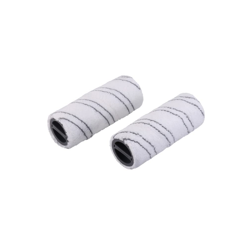 Trade-Shop - Juego de rodillos de limpieza 4 en 1 compatibles con Kärcher FC3 FC5 FC7 EWM 2 sustituye a 2.055-006.0 2.055-007.0 / accesorios de limpieza de suelos duros