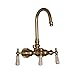 Barclay 4000-PL-PB Diverter Faucet Tub Spouts and System, Small, Polished Brass