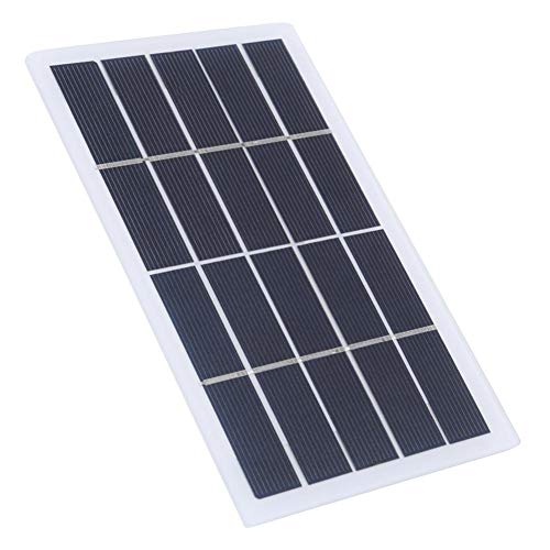 Pannello solare in policarbonato, caricatore esterno portatile 2W 5V a bordo laminato Componente solare Caricabatterie fai da te per luci di emergenza Pompe solari per acqua Piccoli sistemi
