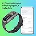 anyloop Fitness Tracker with 24/7 Heart Rate/Swimming/Sleep/Calorie/Step Tracker, IP68 Waterproof Smart Watch 100+ Sports Modes, Fitness Watch for Women Men (Black, fits 5.5-7.87 inch Wrist)