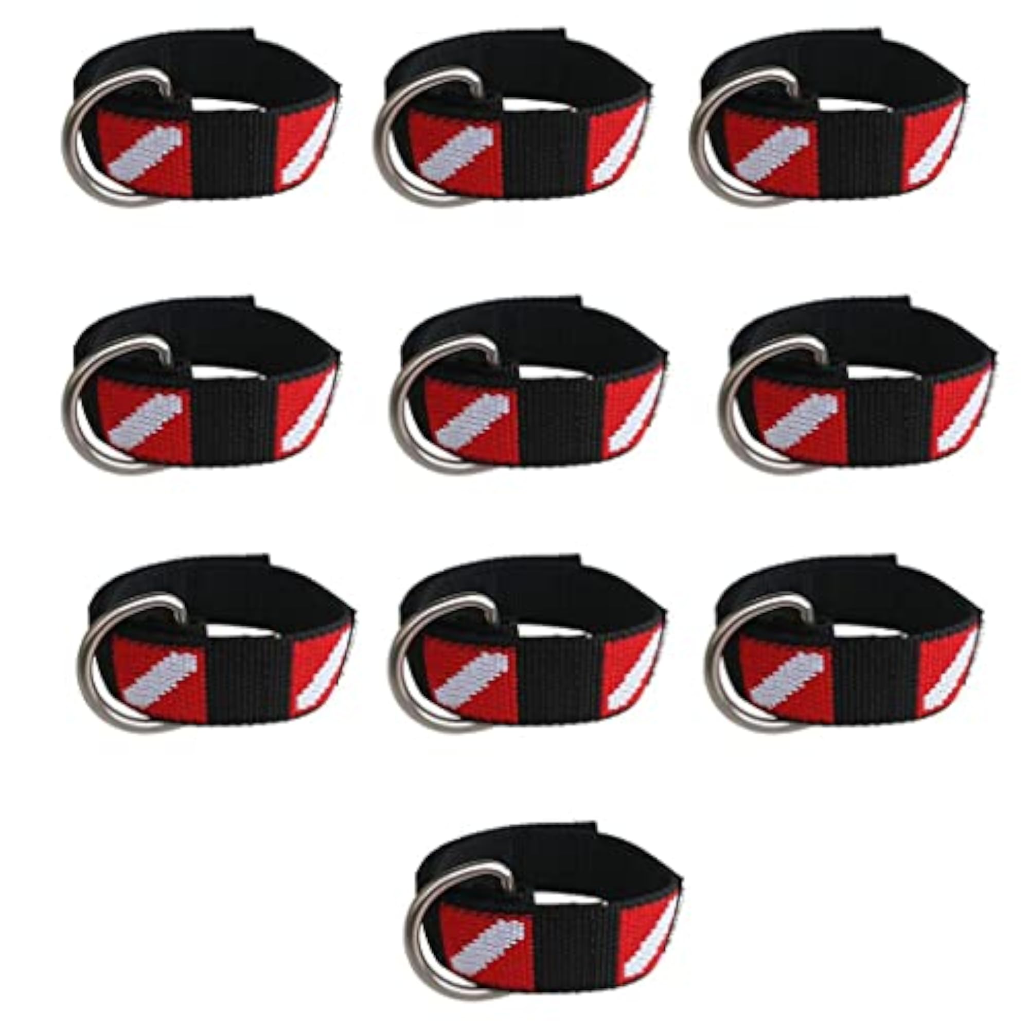 Adjustable Scuba Diving Wrist Strap Webbing Band