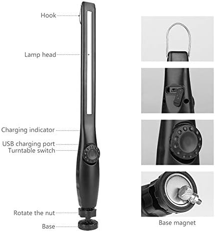 UV Lamp Sanitizer, Portable UV Germicidal Lamp USB Rechargeable, Handheld Disinfection Wand Light Kills Germ Bacteria