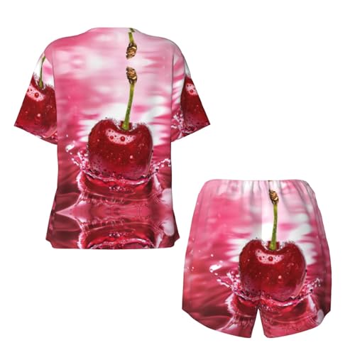 Ensemble de pyjama femme cerises : le cadeau de nuit idéal - 6