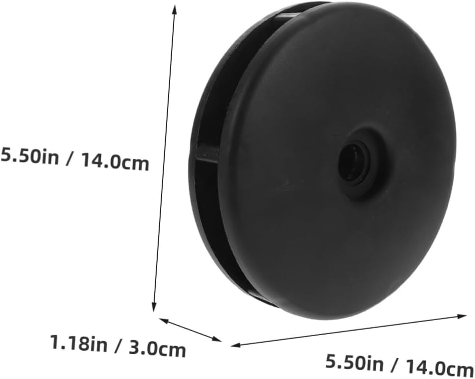 Outanaya 2pairs Replacement Pulley Cover: Fitness Equipment Pulley Guard Cap for Cable Machine Home Gym Weight Training Φ105-φ120 Cable System
