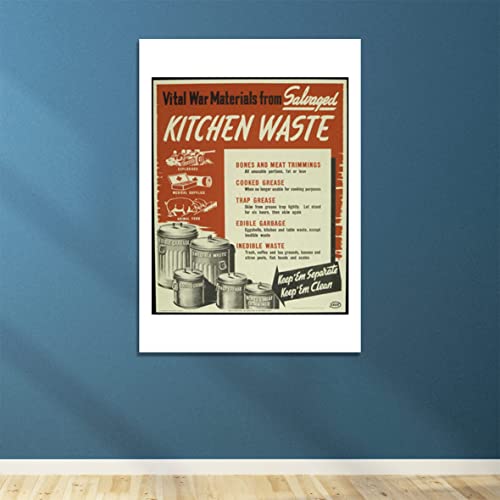 Affiche Seconde Guerre mondiale Vital War Materials, format extra large mat sans cadre - 4