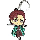 Kimitsu No Tanjiro Kamado Porte-clés Figurine Double Face - Idée Cadeau Original pour Homme Femme Clés Maison Voiture