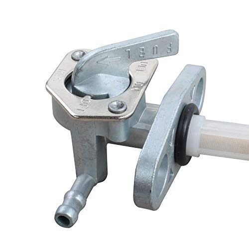 image for SUKECA Fuel Gas Tank Switch Valve Petcock, 4mm Hose Fuel Rubber Tube L