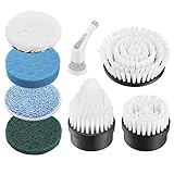 7 Replacement Brush Heads of Portable Power Scrubber, Cleaning Brush Heads Set of Electric Spin Scru