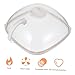 SHOWERORO Microwave Food Cover with Handle Transparent Anti- -keeping Lid Eco-friendly Kitchen Accessory for Food Protection and Heating Suitable for All Microwave Ovens