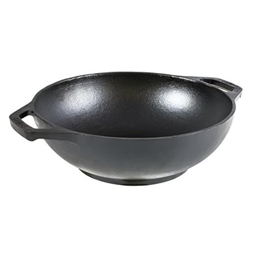 12 Best Cast Iron Woks You Can Buy On Amazon 13 Lodge Manufacturing Company L9MW Mini Wok Cast Iron, 9", Black