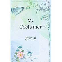 My Costumer Journal A classy floral blue Costumer Journal for day-to-day work