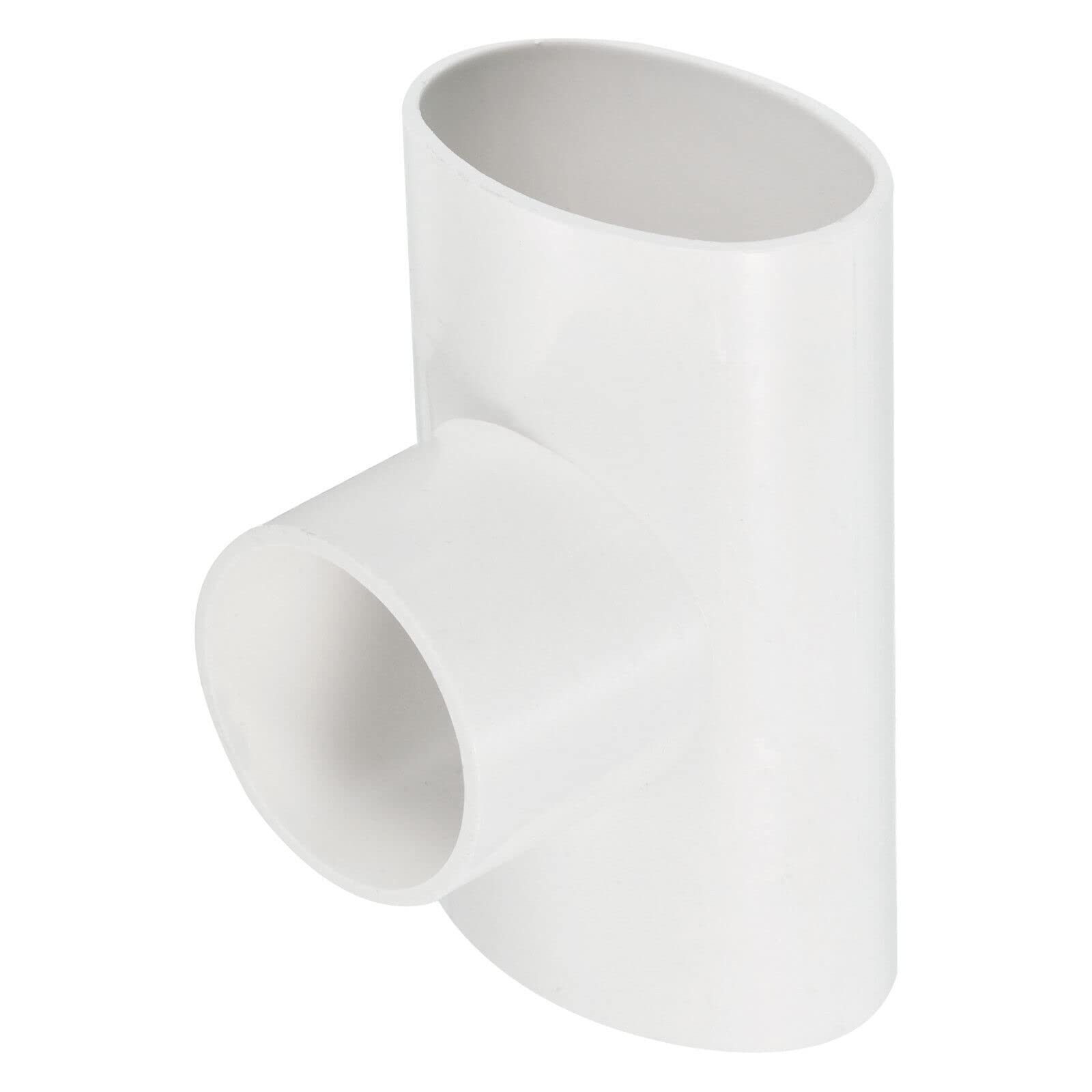 Tool parts 1Pcs PVC Water Pipe 3 Ways Reducing Elbow Fitting 63x46mm OD Tube Reducer White